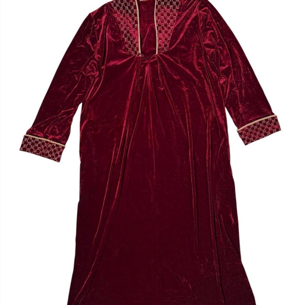 Adonna vtg renaissance‎ robe burgundy